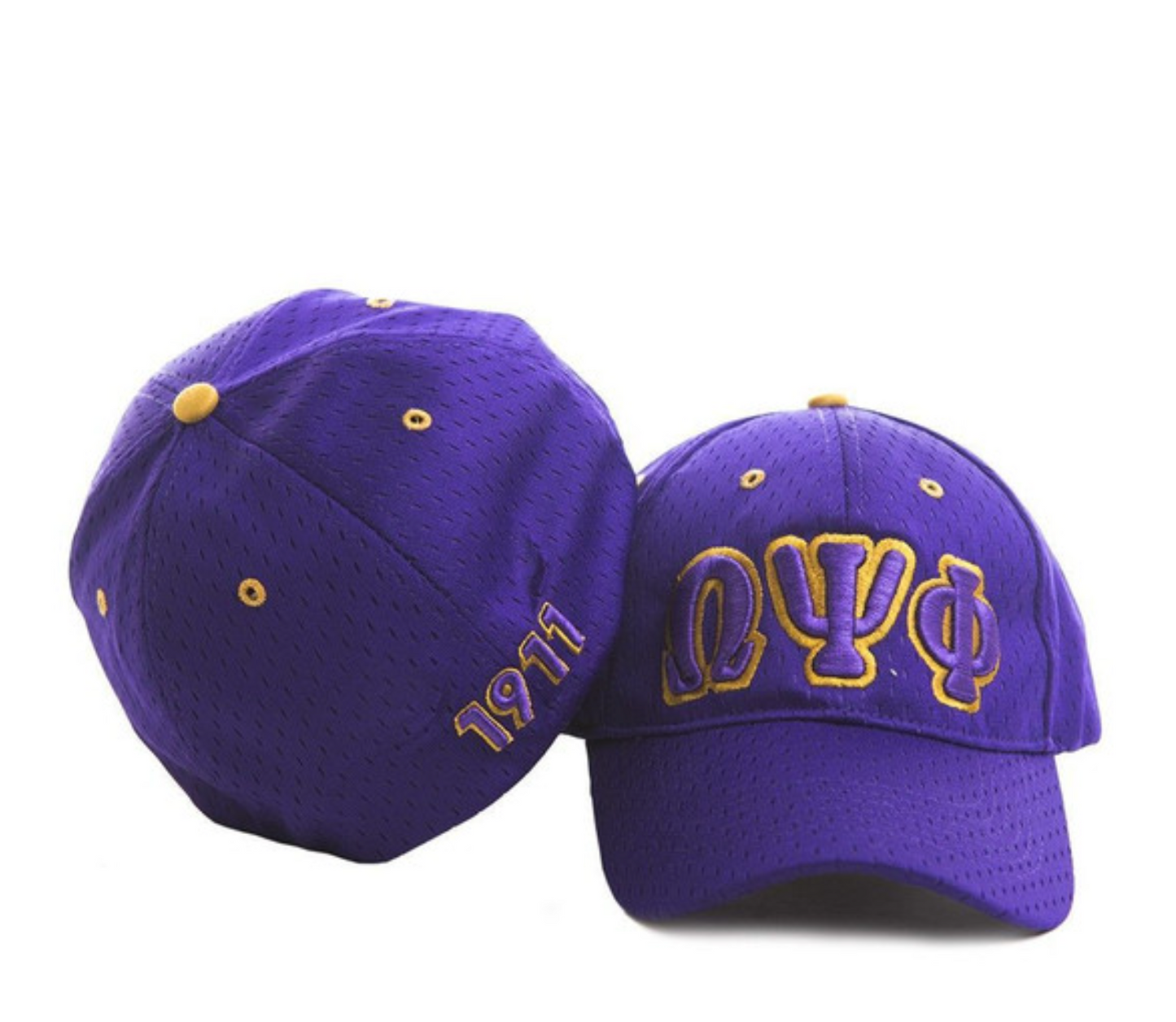 Omega Psi Phi Embroidered Flexfit Cap