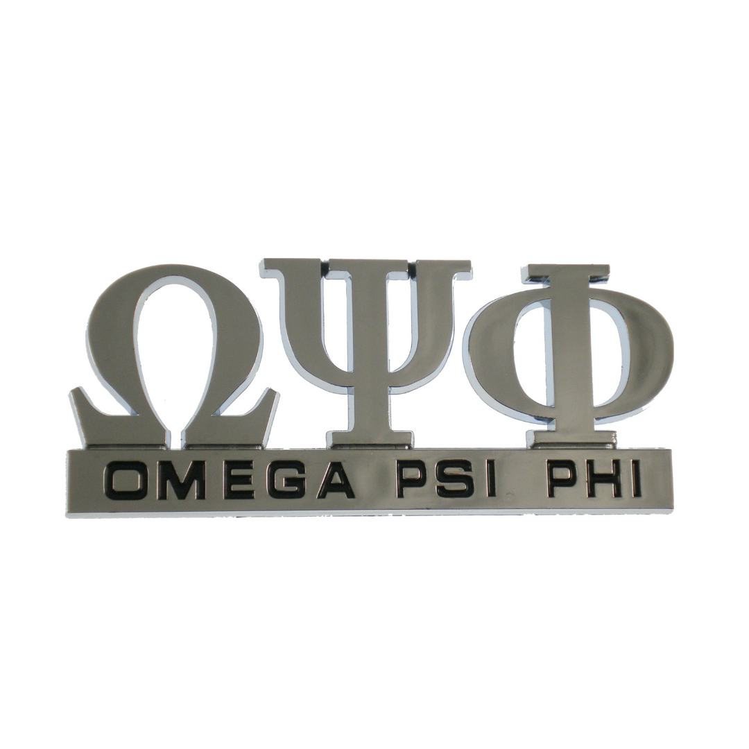 OPP Chrome Cut Out Car Tag