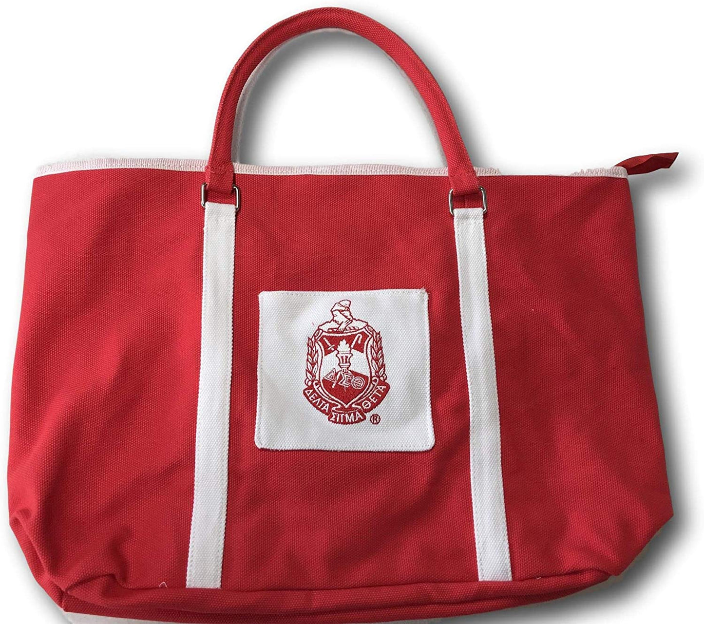 Large Delta Sigma Theta Sorority Canvas Tote Bag