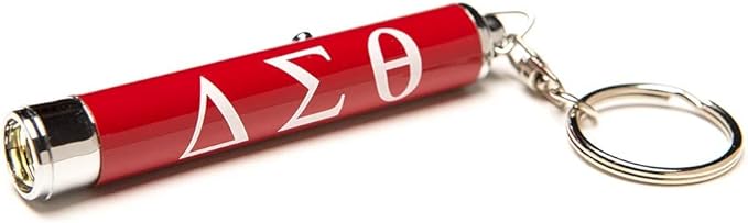 Delta Sigma Theta Sorority Torch Light Keychain