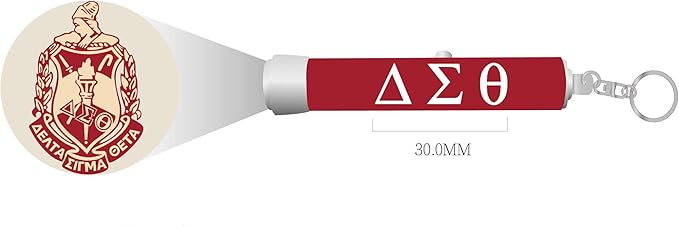 Delta Sigma Theta Sorority Torch Light Keychain