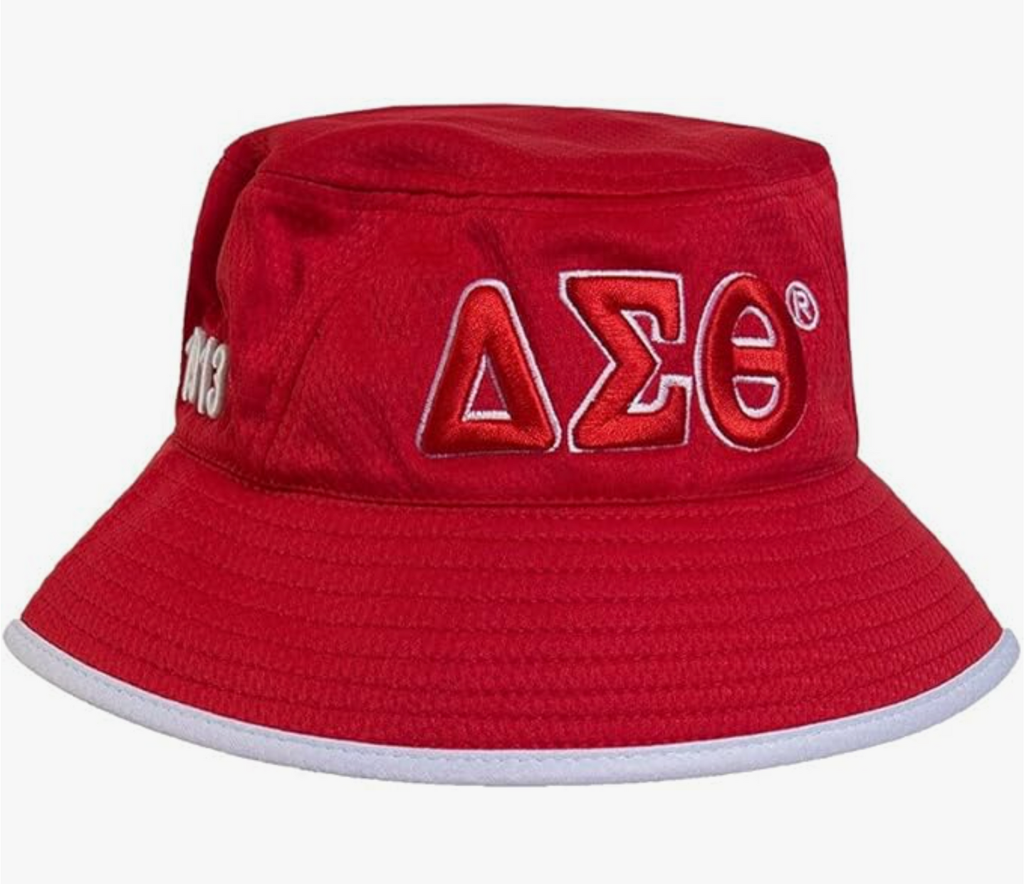 Delta Sigma Theta Sorority Bucket Hat - Red/White (One Size)