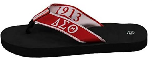 Delta Sigma Theta Sorority Ladies Thong-Style Flip Flop Sandals