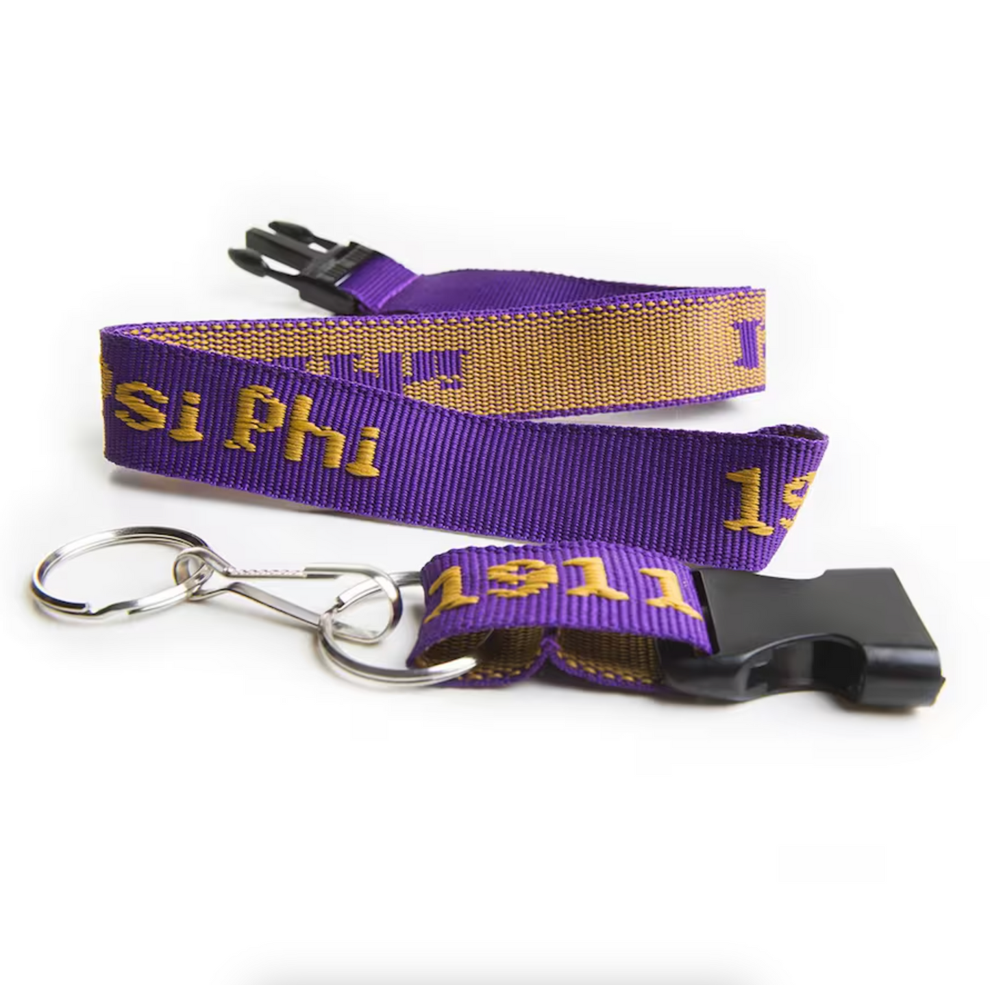 Omega Psi Phi Woven Embroidered Lanyard