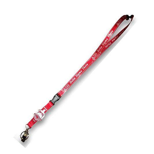 Delta Sigma Theta Neck Lanyard with PVC Crest